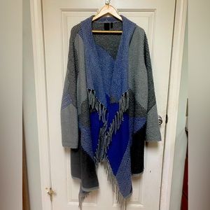 Beautiful oversized wool-blend sweater coat!